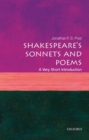 Shakespeare's Sonnets and Poems: A Very Short Introduction - Book