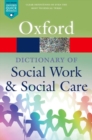 A Dictionary of Social Work and Social Care - Book