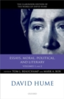 David Hume: Essays, Moral, Political, and Literary : Volumes 1 and 2 - Book