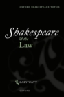 Shakespeare and the Law - Book