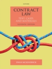 Contract Law : Text Cases and Materials - Book