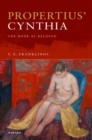 Propertius’ Cynthia : The Book as Beloved - Book