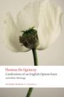 Confessions of an English Opium-Eater and Other Writings - Book