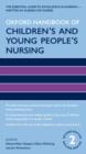 Oxford Handbook of Children's and Young People's Nursing - Book