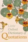 Little Oxford Dictionary of Quotations - Book