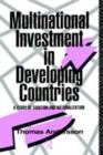 Multinational Investment in Developing Countries : A Study of Taxation and Nationalization - eBook