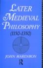 Later Medieval Philosophy - eBook