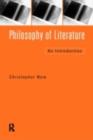 Philosophy of Literature : An Introduction - eBook