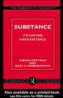 Substance : Its Nature and Existence - eBook