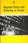 Regional Policy and Planning in Europe - eBook