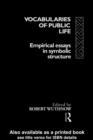 Vocabularies Of Public Life - eBook