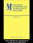 Multinational Enterprises and Technological Spillovers - eBook