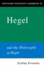 Routledge Philosophy GuideBook to Hegel and the Philosophy of Right - eBook
