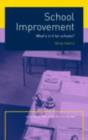 School Improvement : What's In It For Schools? - eBook