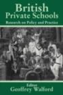 British Private Schools : Research on Policy and Practice - eBook
