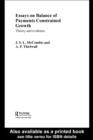 Essays on Balance of Payments Constrained Growth : Theory and Evidence - eBook