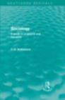 Sociology (Routledge Revivals) : A guide to problems and literature - eBook