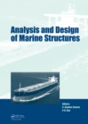Analysis and Design of Marine Structures : including CD-ROM - eBook