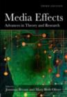 Media Effects : Advances in Theory and Research - eBook