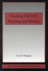 Teaching ESL/EFL Reading and Writing - eBook