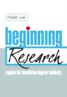 Beginning Research : A Guide for Foundation Degree Students - eBook
