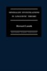Minimalist Investigations in Linguistic Theory - eBook