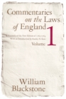 Commentaries on the Laws of England, Volume 1 : A Facsimile of the First Edition of 1765-1769 - eBook