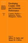 Developing Country Debt and Economic Performance, Volume 3 : Country Studies--Indonesia, Korea, Philippines, Turkey - eBook