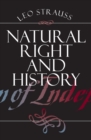 Natural Right and History - Book