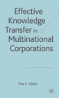 Effective Knowledge Transfer in Multinational Corporations - eBook