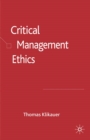 Critical Management Ethics - eBook