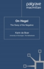 On Hegel : The Sway of the Negative - eBook