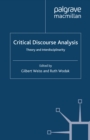 Critical Discourse Analysis : Theory and Interdisciplinarity - eBook