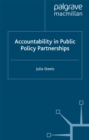 Accountability in Public Policy Partnerships - eBook