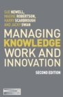 Managing Knowledge Work and Innovation - eBook