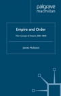 Empire and Order : The Concept of Empire, 800-1800 - eBook