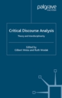 Critical Discourse Analysis : Theory and Interdisciplinarity - eBook