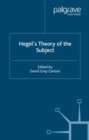 Hegel's Theory of the Subject - eBook