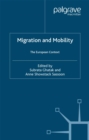 Migration and Mobility : The European Context - eBook