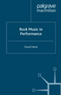 Rock Music in Performance - eBook