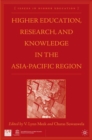 Higher Education, Research, and Knowledge in the Asia-Pacific Region - eBook