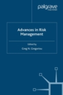 Advances in Risk Management - eBook