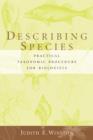 Describing Species : Practical Taxonomic Procedure for Biologists - eBook