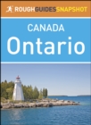 Ontario (Rough Guides Snapshot Canada) - eBook