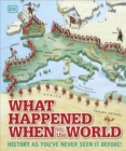 What Happened When in the World : History as You've Never Seen it Before! - eBook