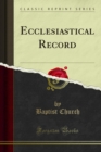 Ecclesiastical Record - eBook