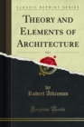 Theory and Elements of Architecture - eBook