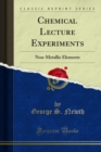 Chemical Lecture Experiments : Non-Metallic Elements - eBook