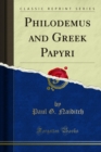 Philodemus and Greek Papyri - eBook