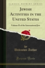 Jewish Activities in the United States - eBook